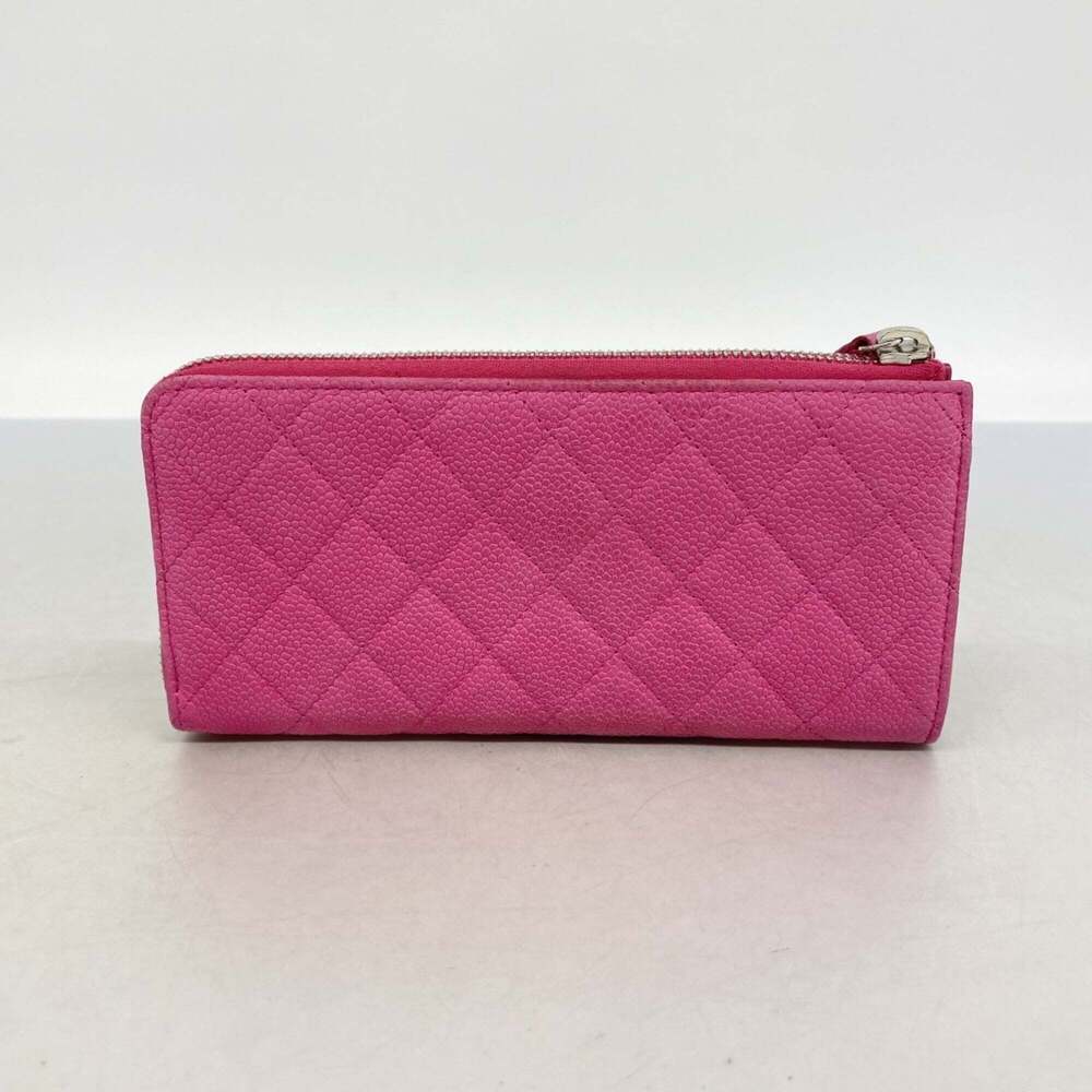 CHANEL Pink Caviar Leather Wallet - Picture 7 of 7